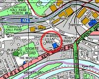 Location Map for Kew Bridge Steam Museum